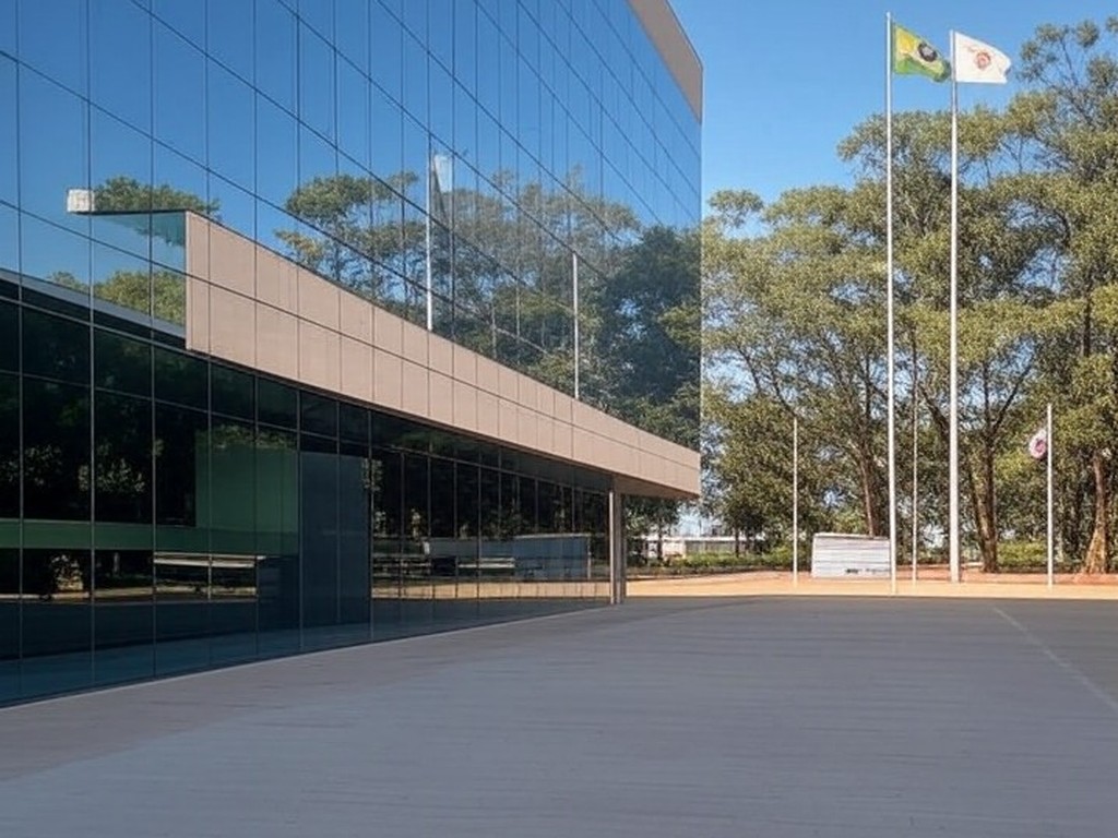 Edifício da Caesb em Brasília, simbolizando divulgação de resultados provisórios de avaliação biopsicossocial em concurso público.