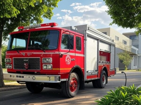 Viatura dos bombeiros resgatando cascavel venenosa em área residencial do Guará, Brasília.