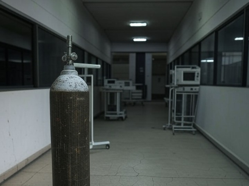 Cilindro de oxigênio e aparelho de oxigenoterapia em residência em Brasília, com conta de energia, destacando desconto aprovado pela CLDF como tardio e insuficiente.