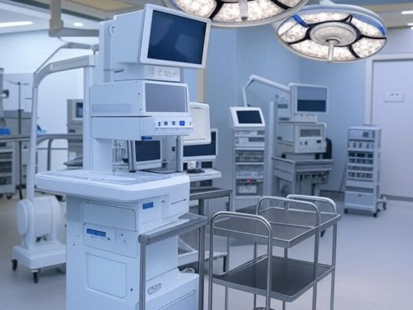 Sala de cirurgia no Hospital de Base do DF com aparelhos de anestesia de R$ 1,2 milhão em modernização.