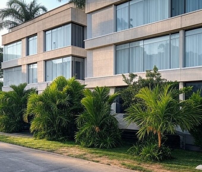 Prédio residencial em Guará, DF, representando inscrições para curso gratuito de formação de síndicos.