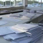 Prédio da Caesb em Brasília com relógio de horário estendido, criticado como tardio e insuficiente.