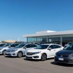 Concessionária de veículos em Brasília ilustrando alta de 53% em financiamentos automotivos no Distrito Federal em 2024.