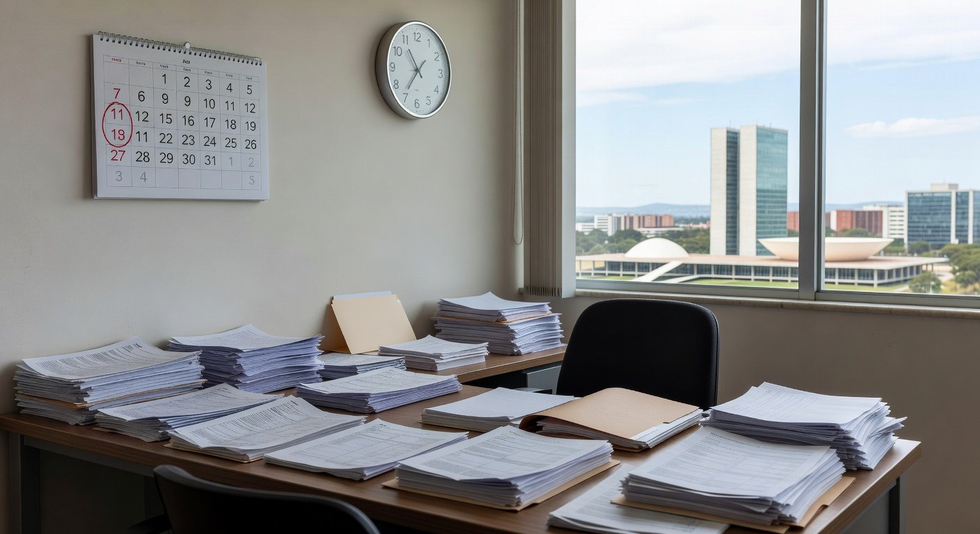 Edifício do BRB em Brasília, representando perda de prazo para balanço de 2025 sem prorrogação do BC e risco de sanções.