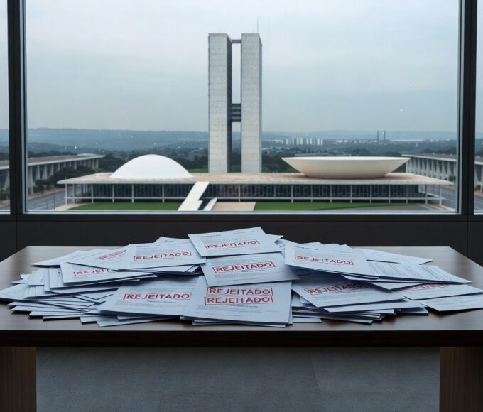 Edifício da Câmara Legislativa do DF com relógio parado, simbolizando lei tardia para reinserção de idosos no mercado de trabalho.