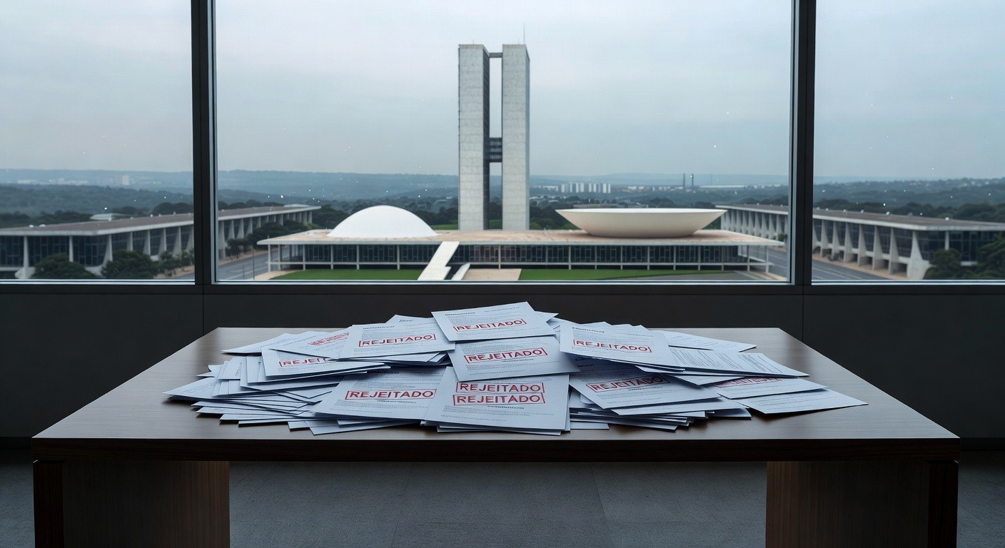 Edifício da Câmara Legislativa do DF com relógio parado, simbolizando lei tardia para reinserção de idosos no mercado de trabalho.