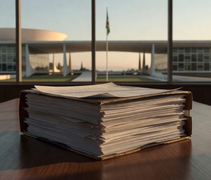Entrega de dossiê ao MPDFT contra projeto de lei do SUS em Brasília