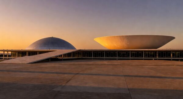 Congresso Nacional em Brasília simbolizando pressões por sucessão política no MDB