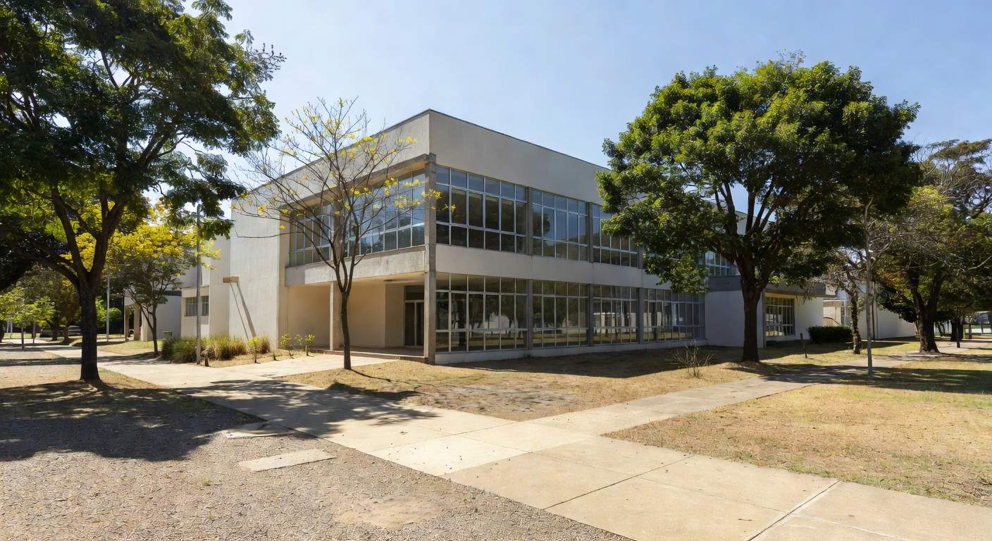 Fachada da UPA de Ceilândia I em Brasília durante visita de certificação ONA