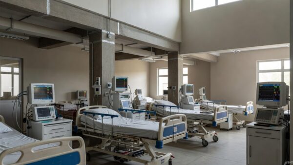 Área de descanso em UPA feita com entulhos reciclados do Hospital de Base pelo IgesDF