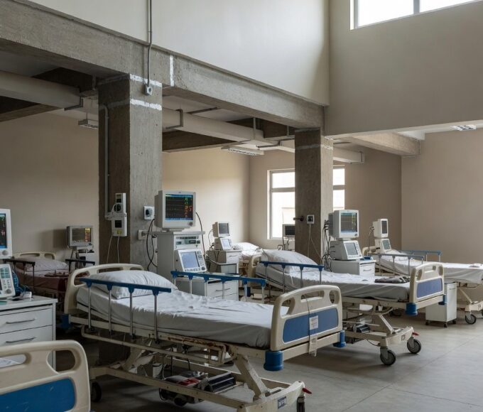 Área de descanso em UPA feita com entulhos reciclados do Hospital de Base pelo IgesDF