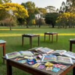 Troca de figurinhas da Copa no Parque da Cidade em Brasília