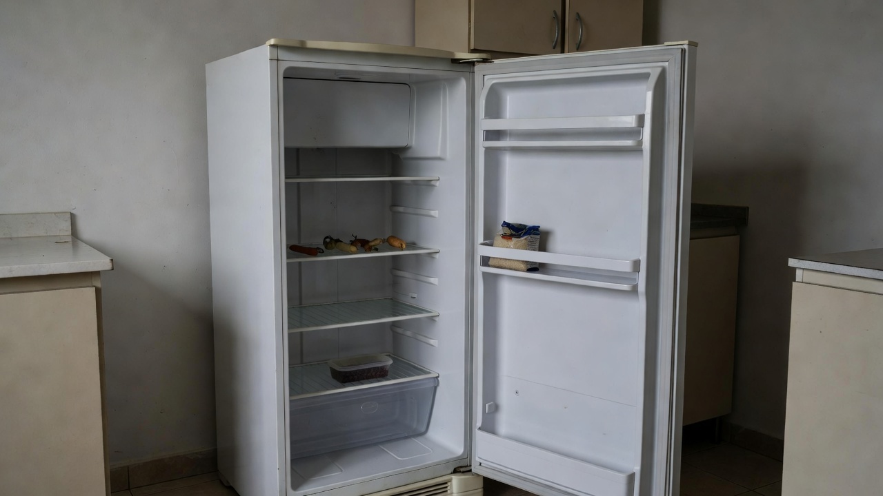 Mesa com prato vazio e comida escassa representando insegurança alimentar no DF