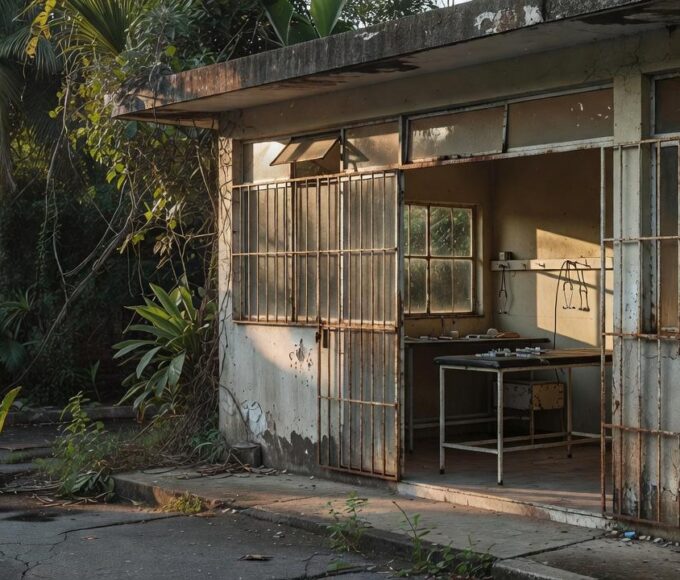 Unidade de saúde do SUS em Brasília evidenciando fragilidades do sistema