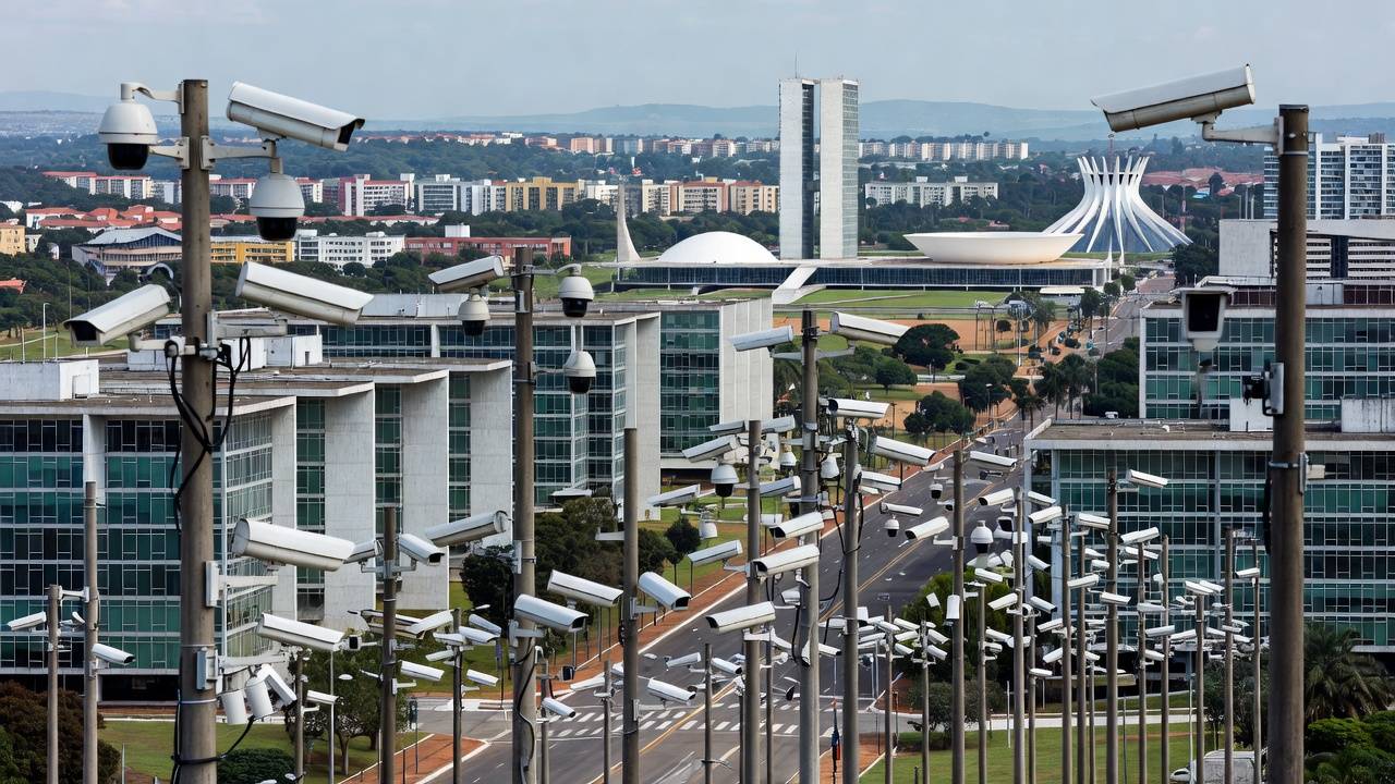 Câmeras de IA da Plataforma DF 360º no Setor de Diversões Sul em Brasília