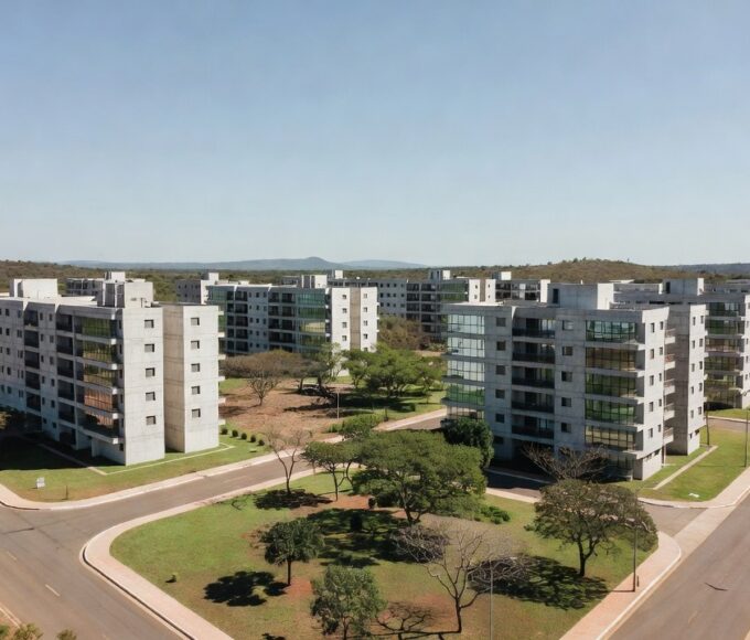 Conjunto de apartamentos do Itapoã Parque entregues a famílias de baixa renda pelo GDF