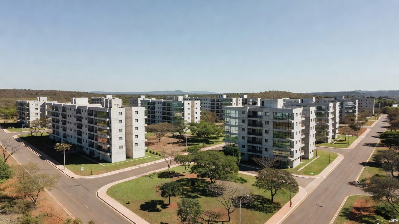 Conjunto de apartamentos do Itapoã Parque entregues a famílias de baixa renda pelo GDF
