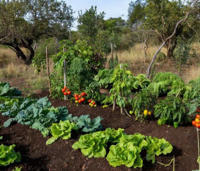 Horta comunitária no Guará com plantações de hortaliças gerando alimento e renda