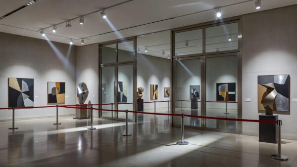 Sala de exposição vazia na Câmara dos Deputados em Brasília