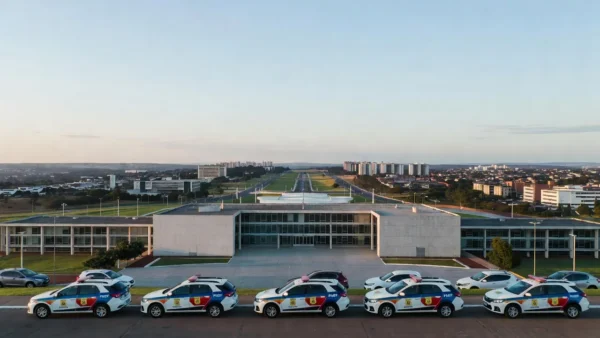 Viaturas de forças de segurança integradas no Distrito Federal