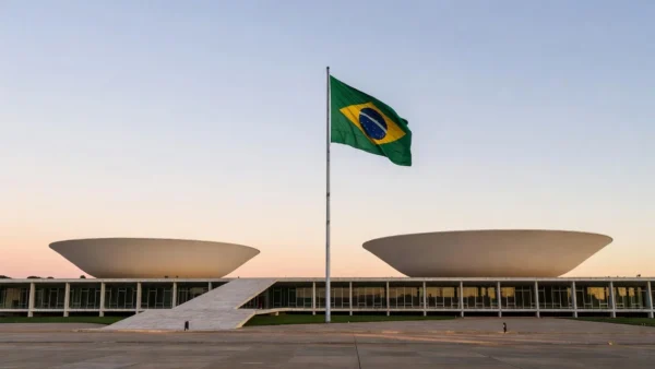 Sede do PT em Brasília durante oficialização de candidatura ao governo do DF