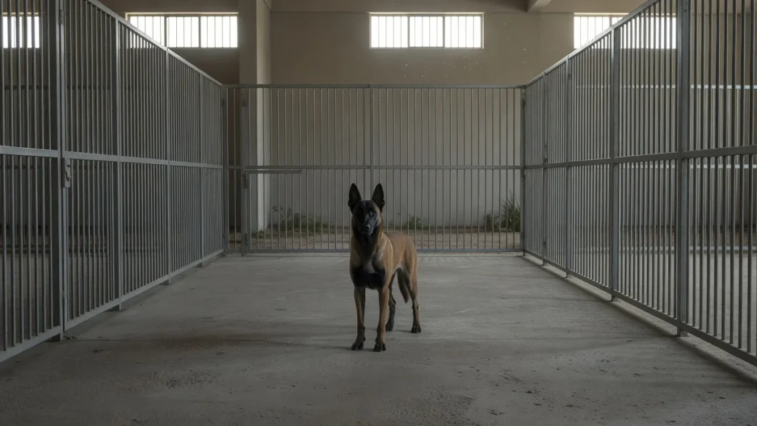 Cão próximo ao Senado Federal em Brasília