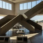 Seção eleitoral em Brasília com barreiras de acesso para eleitores