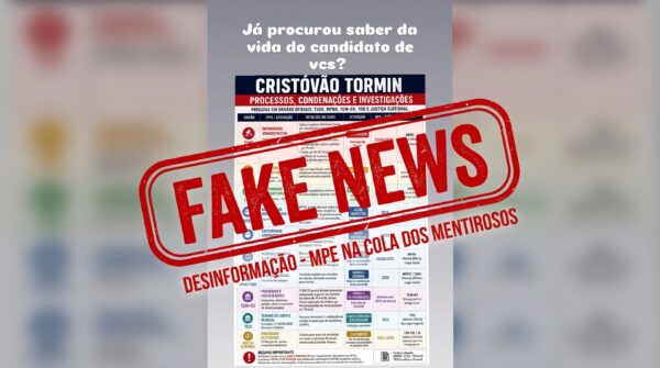 MPE de Goiás concorda que perfil @karine_santanadorea espalha fake news contra Cristóvão e pede multa diária