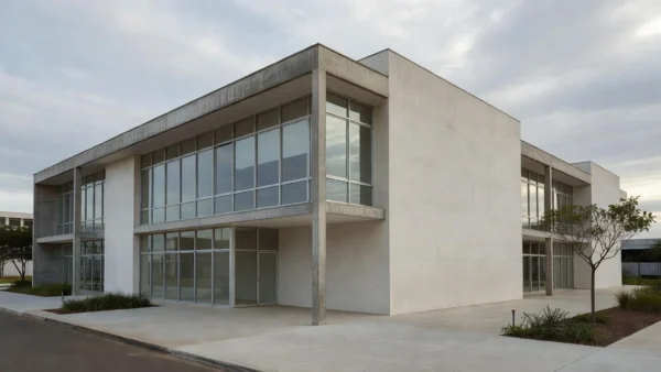 Fachada de clínica de massagem em Brasília