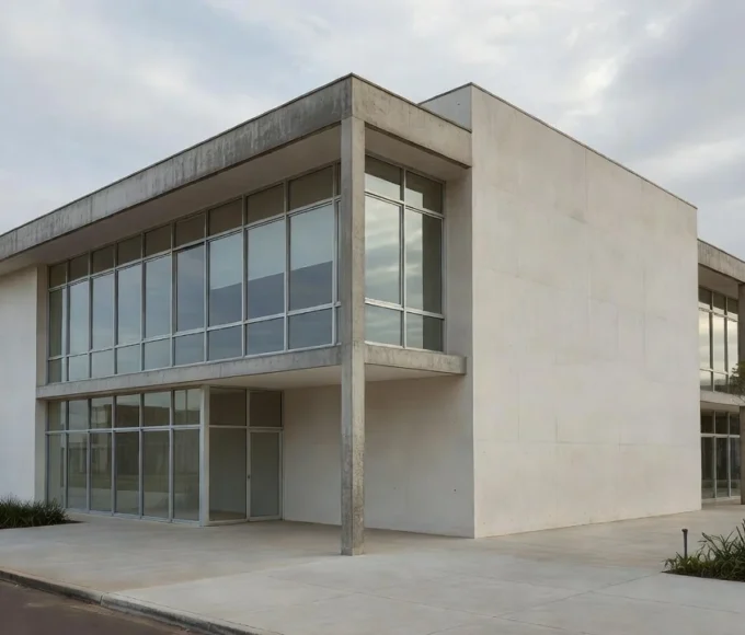 Fachada de clínica de massagem em Brasília