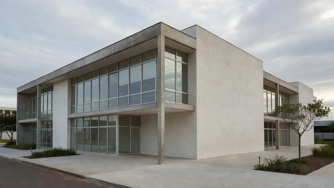 Fachada de clínica de massagem em Brasília