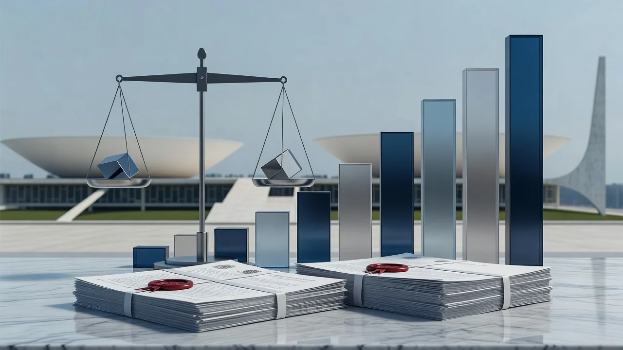 Infografia sobre bloqueio de R$ 2,7 bi pelo TCDF do BRB