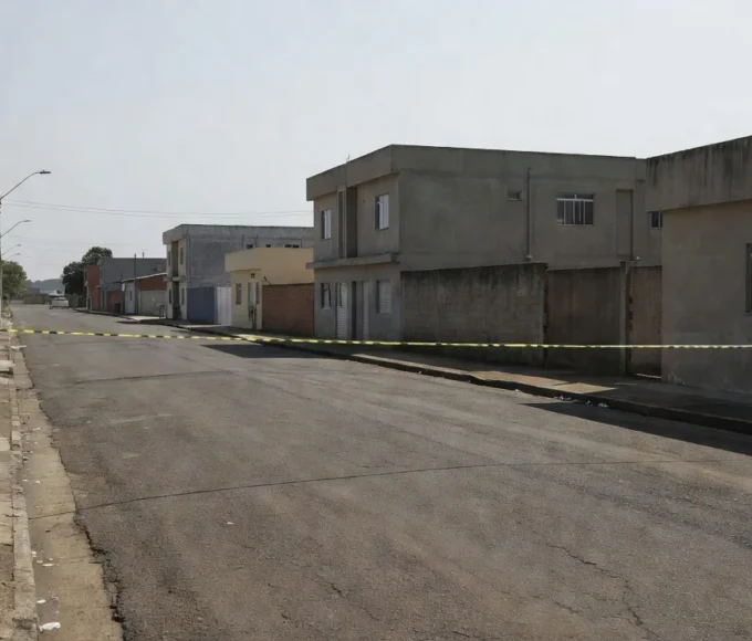 Entrada da Escola de Samba ARUC no DF com isolamento policial após confusão
