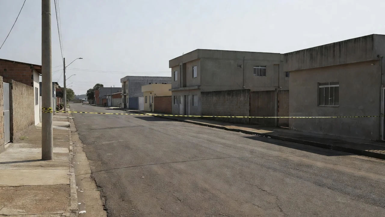 Entrada da Escola de Samba ARUC no DF com isolamento policial após confusão
